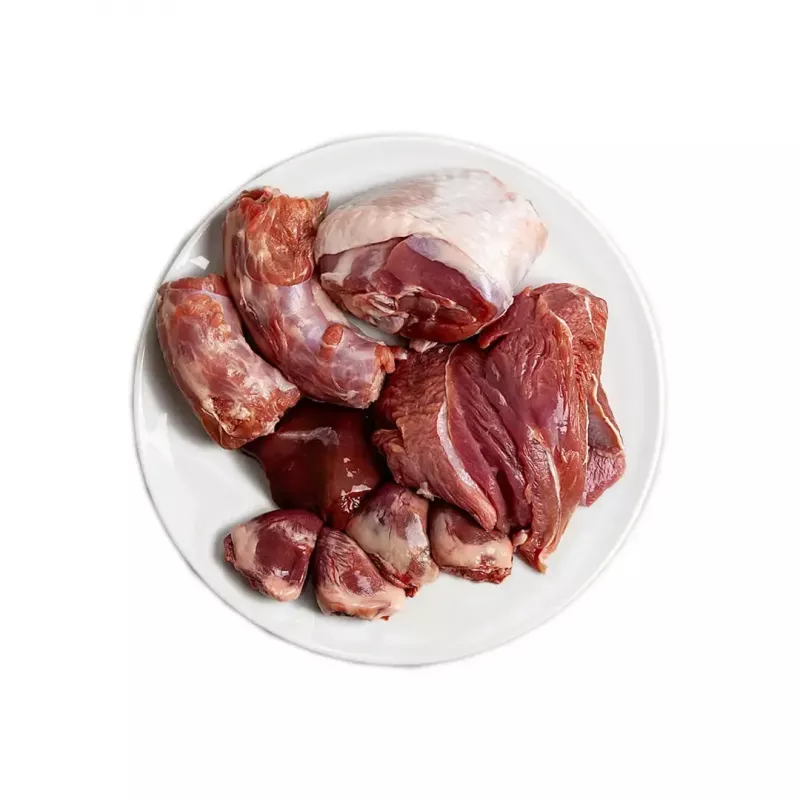 Feuchtes Katzenfutter 3coty Truthahn mit Gans 80 g — vollständige Dosenmahlzeit, 19% Protein, 13% Fett, 64,7% Feuchtigkeit