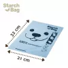 Kotbeutel Starch Bag STARCHBAG BIO schwarz 8×15 Stk. kompostierbare Pflanzenfaserbeutel für Katzenabfälle