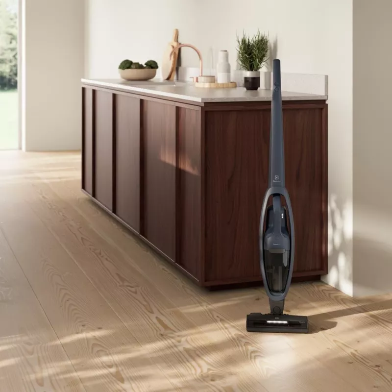Electrolux ES52CB21DB Akku-Stabstaubsauger Trocken Zyklon, Schaum, Abluftfilter Beutellos 0,5 L 29 W Blau 2 Ah
