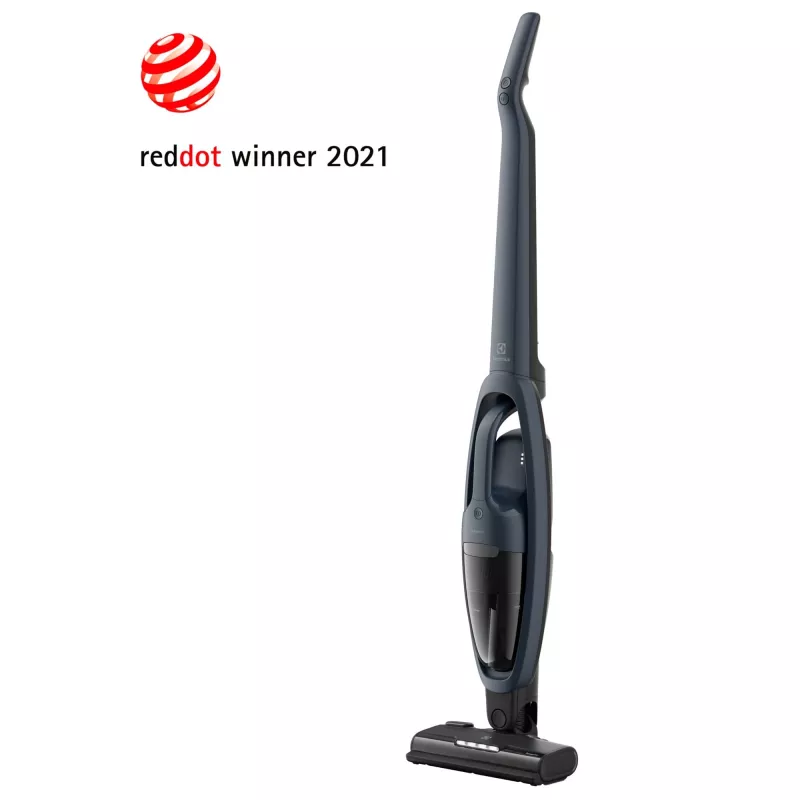 Electrolux ES52CB21DB Akku-Stabstaubsauger Trocken Zyklon, Schaum, Abluftfilter Beutellos 0,5 L 29 W Blau 2 Ah