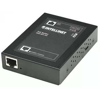 Intellinet Power over Ethernet (PoE+) Splitter, IEEE802.3at, 5, 7.5, 9 oder 12 V DC Ausgangsspannung