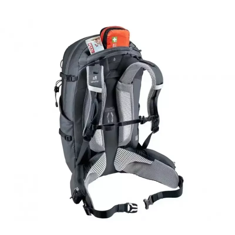 Rucksack DEUTER Trail PRO 31 SL Damen – 31 L, leicht, strapazierfähig, Damenpassform, schwarz