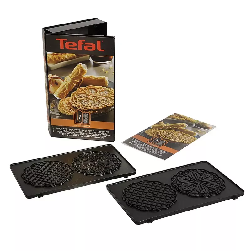 Ersatzplatte für Sandwichmaker Tefal XA800712, 242×155×44 mm, 2er-Set