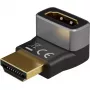 Goobay 72009 Videokabel-Adapter HDMI Typ A Standard Schwarz Silber