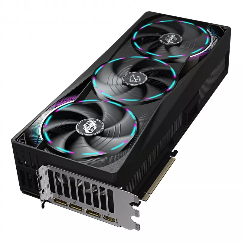 GIGABYTE AORUS GeForce RTX 5090 MASTER 32G Grafikkarte - 32 GB GDDR7, 512 Bit, PCI-E 5.0, 2655 MHz Kerntakt, 3x DP 2.1a, 1x HDMI 2.1b, GV-N5090AORUS M-32GD
