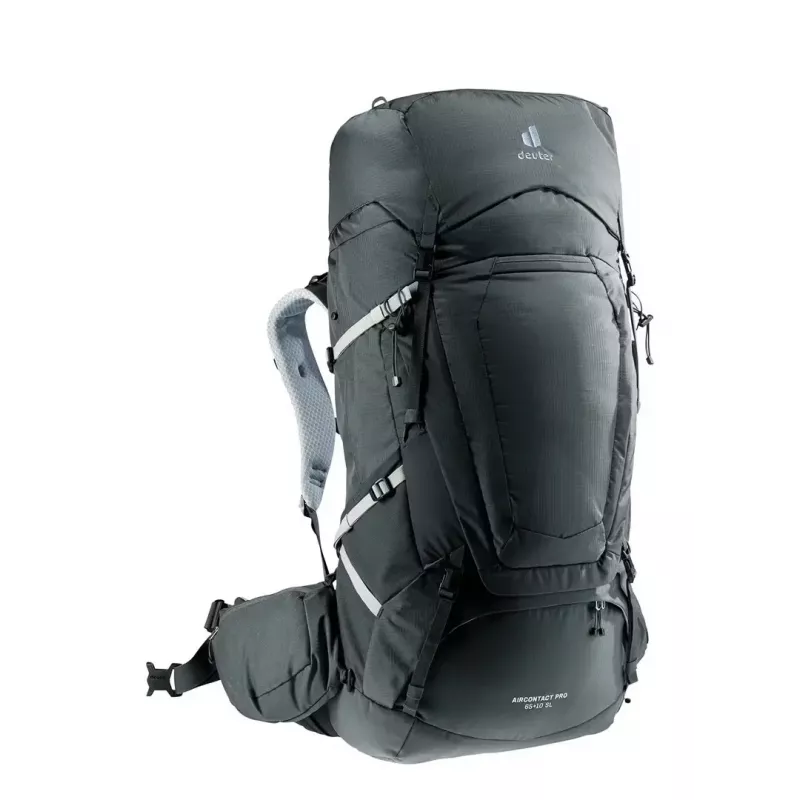 Wanderrucksack DEUTER Aircontact Pro 65+10 SL Damen Graphit, 65+10 L Volumen