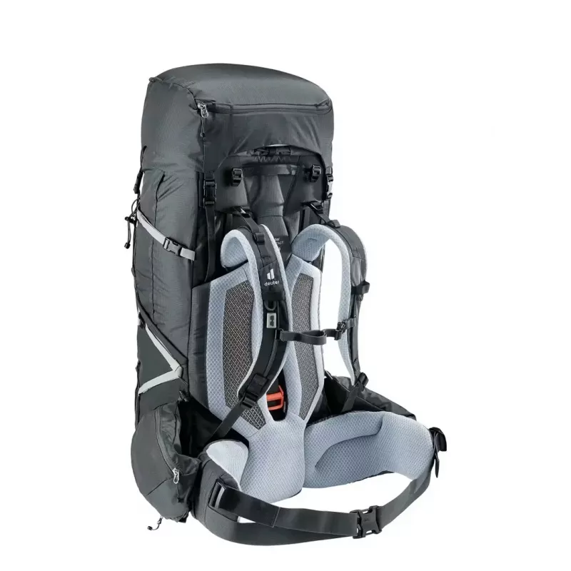 Wanderrucksack DEUTER Aircontact Pro 65+10 SL Damen Graphit, 65+10 L Volumen