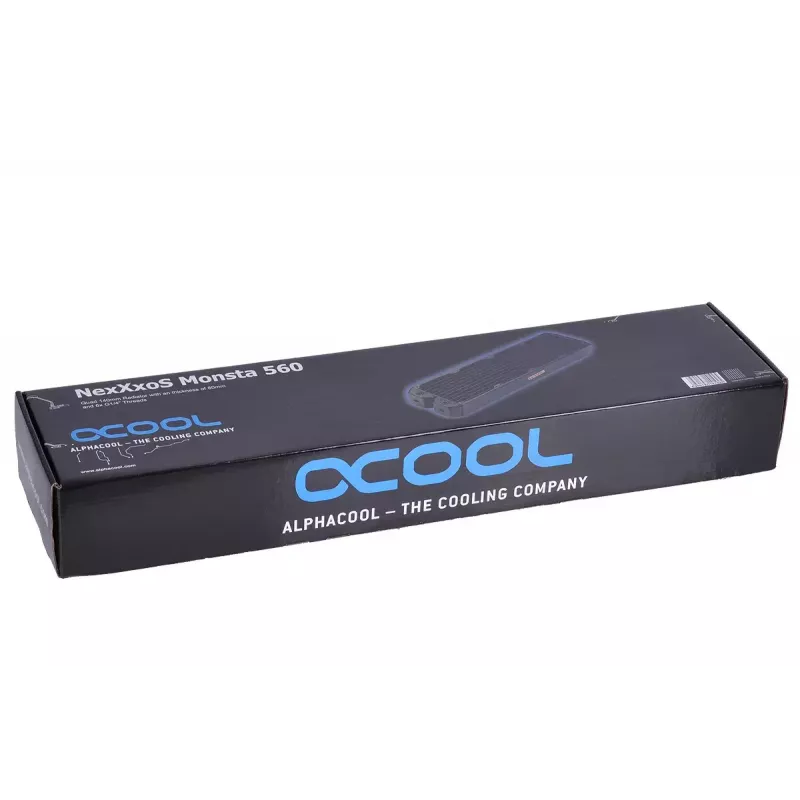 Heatsink Alphacool 14192 Stahl Schwarz 144 mm x 607 mm x 86 mm