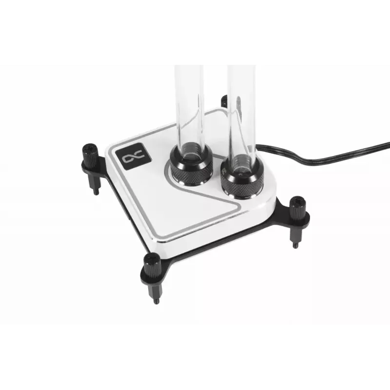 Water block Alphacool Core 1 Aurora Brass Copper Nickel Transparent White 72mm