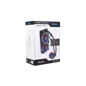 All-in-One Flüssigkeitskühler Alphacool Eisbaer Aurora LT240 12 cm Schwarz