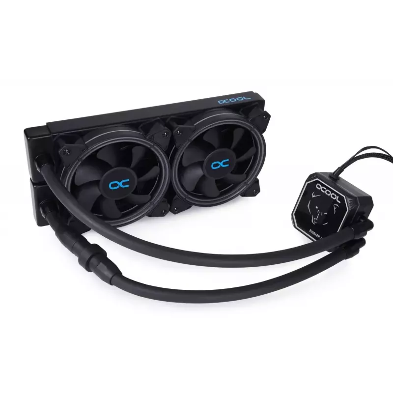 All-in-One Flüssigkeitskühler Alphacool Eisbaer Aurora LT240 12 cm Schwarz