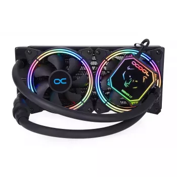All-in-One Flüssigkeitskühler Alphacool Eisbaer Aurora LT240 12 cm Schwarz