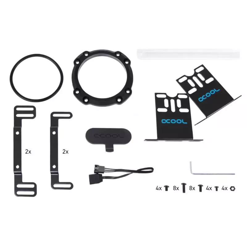 Reservoir Alphacool 15394 Acrylic Schwarz Transparent 7,65 cm 25,1 cm