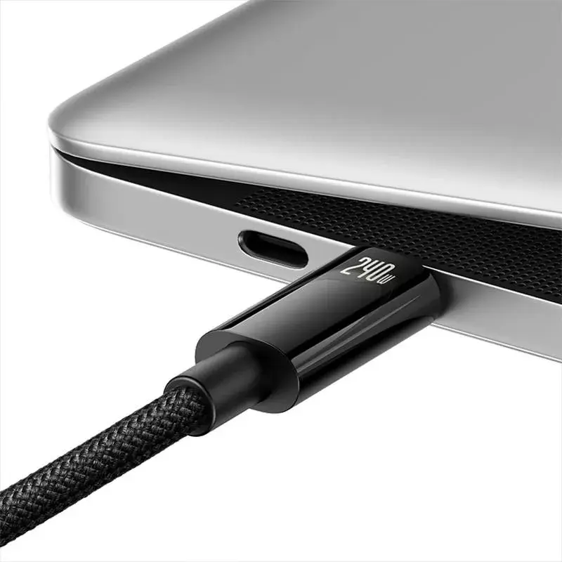 USB-C auf USB-C Kabel Baseus Tungsten Gold 240W 3m