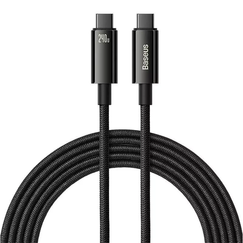 USB-C auf USB-C Kabel Baseus Tungsten Gold 240W 3m