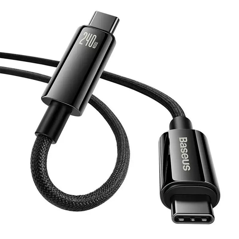 USB-C auf USB-C Kabel Baseus Tungsten Gold 240W 3m