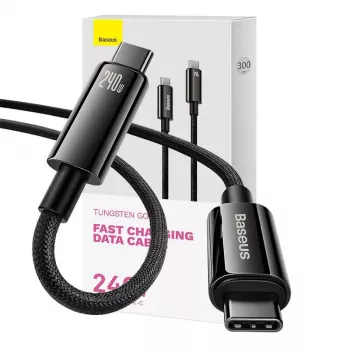 USB-C auf USB-C Kabel Baseus Tungsten Gold 240W 3m