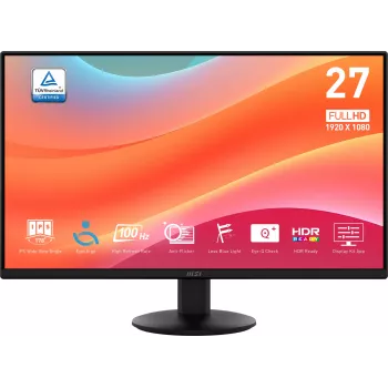 MSI Pro MP272L Computer-Monitor 68,6 cm (27 Zoll) 1920 x 1080 Pixel Full HD LED Schwarz