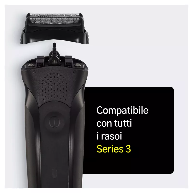 Braun Series 3 21B Ersatzkopf-Kassette für Elektrorasierer – Schwarz