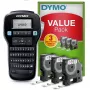 DYMO LabelManager 160 Etikettiergerät Starter-Kit mit 3 Rollen D1-Etikettenband | Handheld-Etikettendrucker | QWERTY-Tastatur | Ideal für Büro oder Zuhause