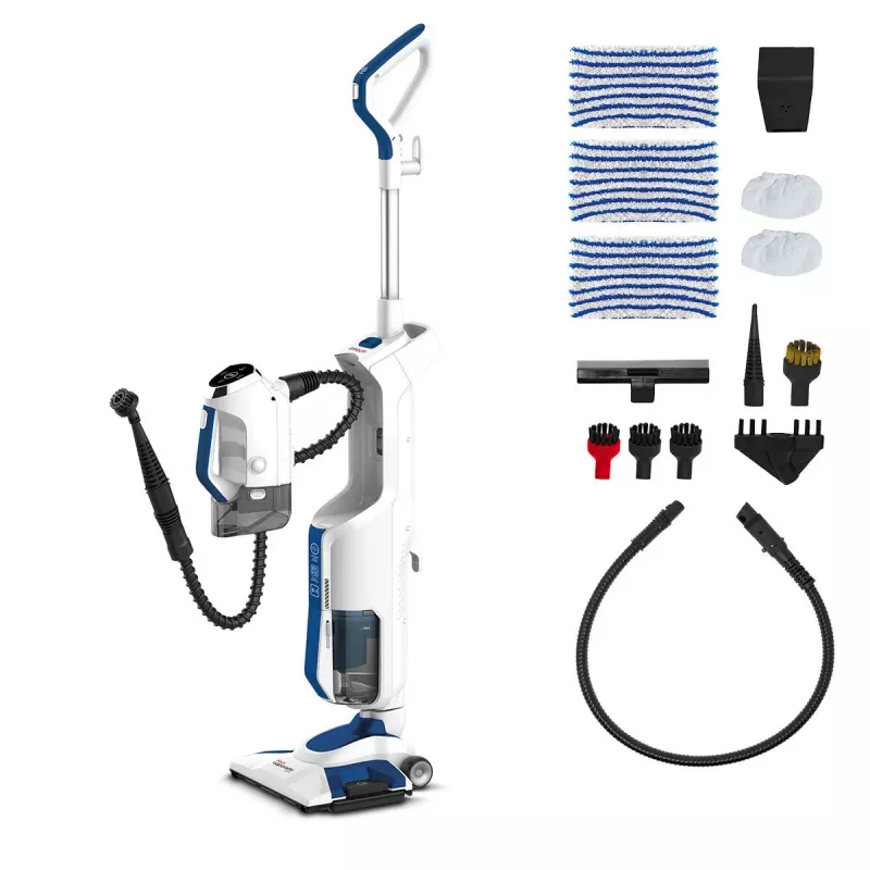 Polti Vaporetto 3 Clean Upright vacuum AC Dry&wet Foam Bagless 0.5 L 1700 W Blue, White