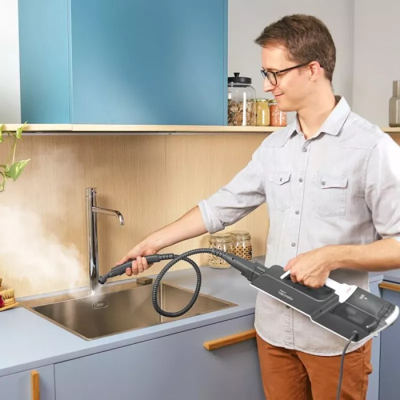 Polti Vaporetto SV610_Style Dampfreiniger 0,5 L 1500 W Grau, Weiß
