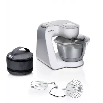 Küchenmaschine Bosch Serie 4 MUM58200 — 1000 W, 3,9 L Edelstahlschüssel, weiß