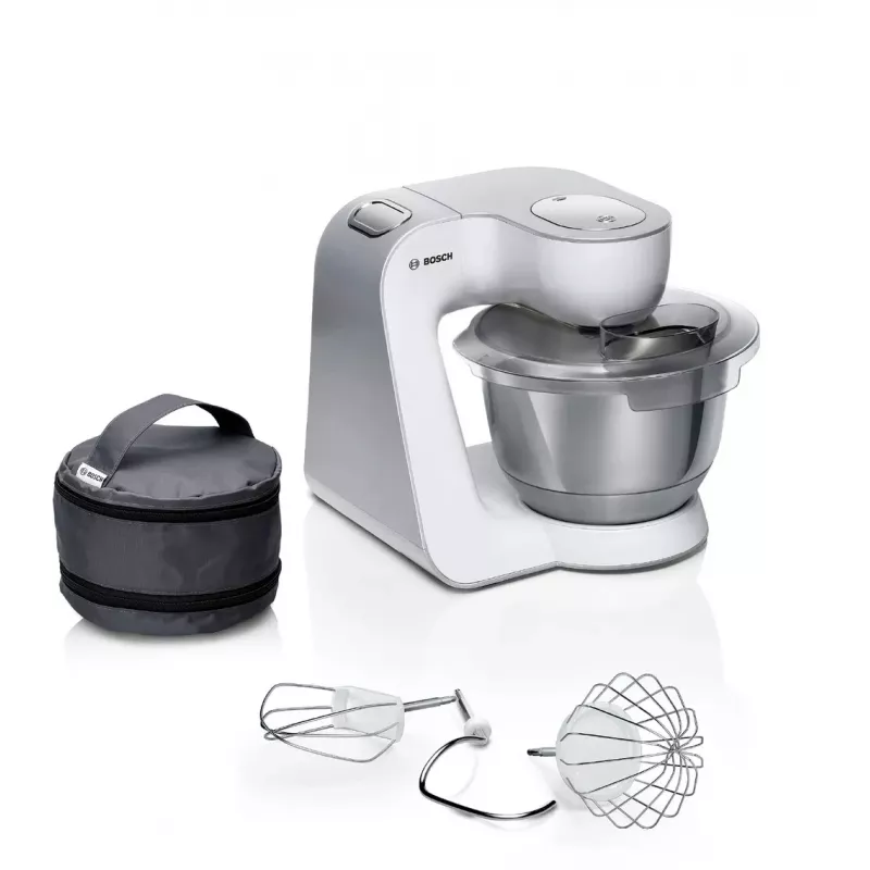 Küchenmaschine Bosch Serie 4 MUM58200 — 1000 W, 3,9 L Edelstahlschüssel, weiß