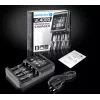 Batterieladegerät everActive UC-4000 für AA/AAA-Haushaltsbatterien, 4 Slots, 100–240 V, schwarz