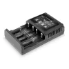 Batterieladegerät everActive UC-4000 für AA/AAA-Haushaltsbatterien, 4 Slots, 100–240 V, schwarz