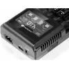 Batterieladegerät everActive UC-4000 für AA/AAA-Haushaltsbatterien, 4 Slots, 100–240 V, schwarz