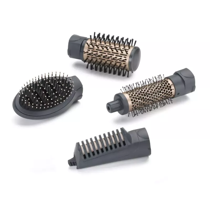Heißluftbürste BaByliss Style Pro 1000 AS965E — 1000 W, 2,5 m Kabel, 4 Bürstenaufsätze, Keramikheizung, Ionen-Technologie, automatische Rotation