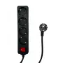 Microconnect MC-GRU0045BS Stromverlängerung 5 m 4 AC-Ausgang/-Ausgänge Innenbereich Schwarz