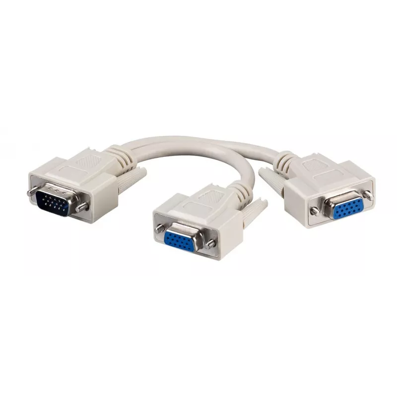 Microconnect MONG2H VGA-Kabel 0,3 m VGA (D-Sub) 2 x VGA (D-Sub) Grau
