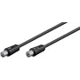 Microconnect COAX015 Koaxialkabel 1,5 m Schwarz