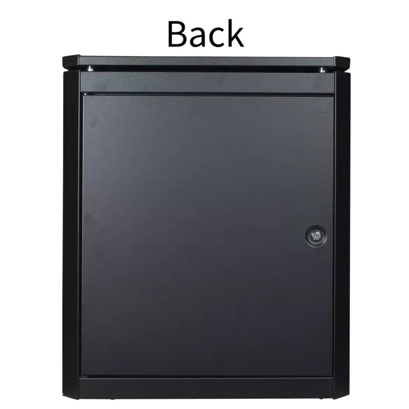 Freistehendes Rack Lanview RDL12U66BL — 12U, 600 kg, Schlüsselschloss, verstellbare Füße, Kabelmanagement, IP40, schwarz