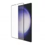 dbramante1928 Eco-Shield Samsung Galaxy S23 Ultra Schwarz Randstaub Kratzfester Displayschutz aus gehärtetem Glas