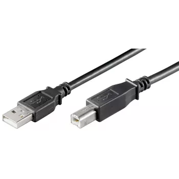 Microconnect USBAB3B-LSZH USB-Kabel USB 2.0 3 m USB A USB B Schwarz