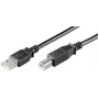 Microconnect USBAB3B-LSZH USB-Kabel USB 2.0 3 m USB A USB B Schwarz