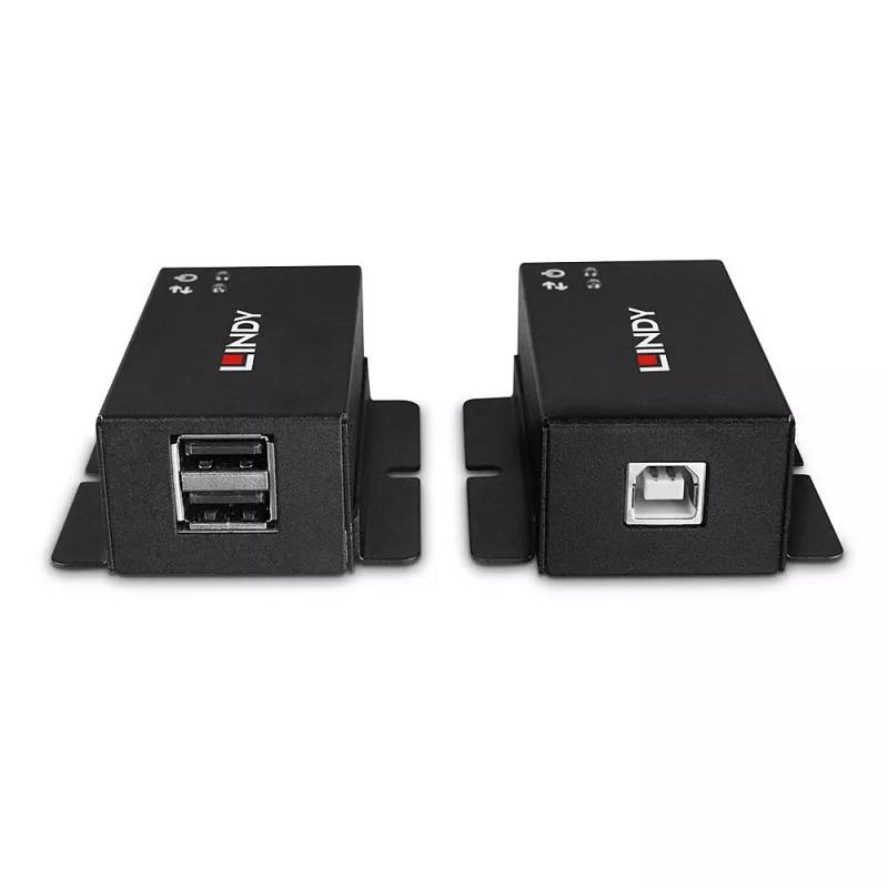 Netzwerk-Sender & -Empfänger Lindy 50m 2 Port USB 2.0 Cat. 6 Extender