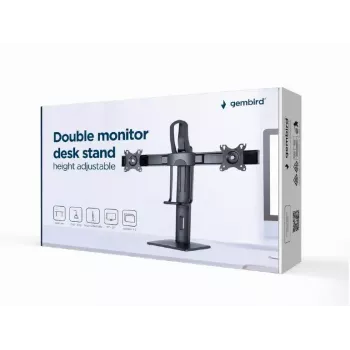 Monitorhalterung Gembird MS-D2-01 27 Zoll Schwarz Freistehend