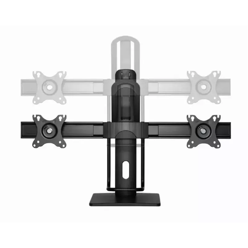 Monitorhalterung Gembird MS-D2-01 27 Zoll Schwarz Freistehend