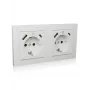 ICY BOX IB-MPS4200W-PD Steckdose Typ F + USB A + USB C Weiß