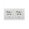 ICY BOX IB-MPS4200W-PD Steckdose Typ F + USB A + USB C Weiß