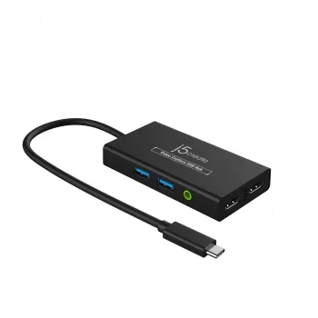 Video Capture USB Hub j5create JVA01-N 1920x1080 30Hz Schwarz