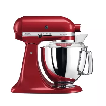 Küchenmaschine KitchenAid Artisan 5KSM175PS — 300 W, 4,8 l Edelstahlschüssel, Rot
