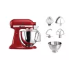Küchenmaschine KitchenAid Artisan 5KSM175PS — 300 W, 4,8 l Edelstahlschüssel, Rot