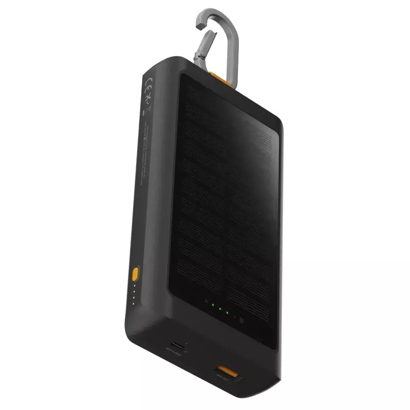Powerbank Xtorm XG2S101 — 10000 mAh LiPo, 30 W, USB‑C + USB‑A, Grau/Schwarz/Orange