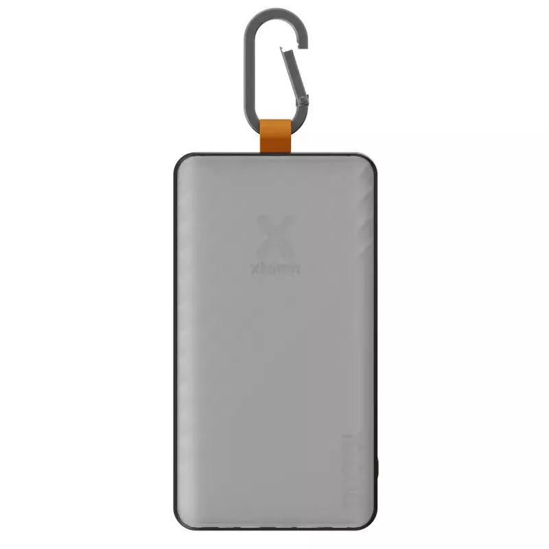 Powerbank Xtorm XG2S101 — 10000 mAh LiPo, 30 W, USB‑C + USB‑A, Grau/Schwarz/Orange
