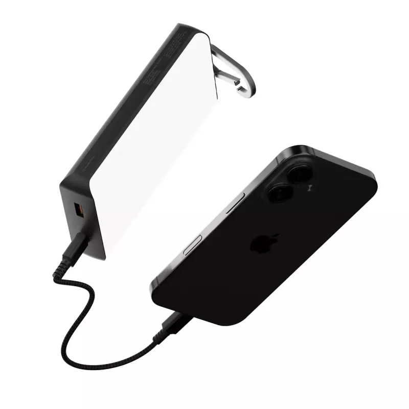 Powerbank Xtorm XG2S101 — 10000 mAh LiPo, 30 W, USB‑C + USB‑A, Grau/Schwarz/Orange